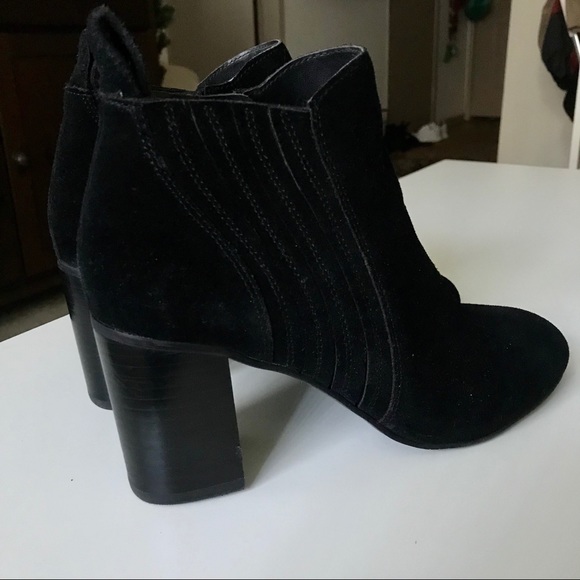 14th & Union Black Suede Bootie - Picture 2 of 5